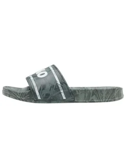 Badslippers "Icon" grijs