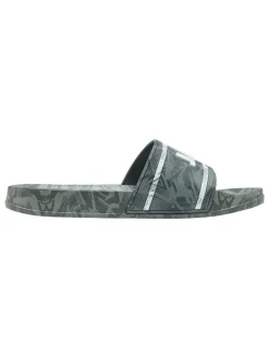 Badslippers "Icon" grijs