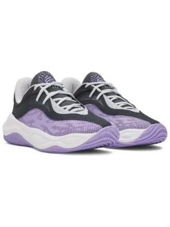 Basketbalschoenen "Curry Splash 25" grijs/paars