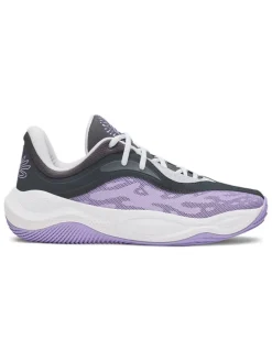 Basketbalschoenen "Curry Splash 25" grijs/paars