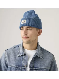 Beanie blauw