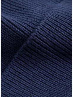 Beanie donkerblauw
