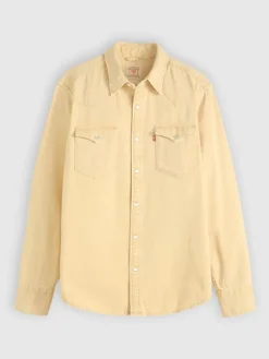 Blouse "Barstow Western" - Standard fit - geel