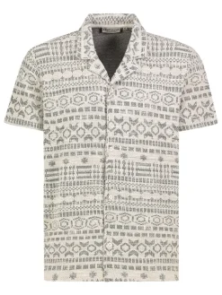 Blouse beige/grijs
