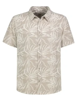 Blouse beige/wit