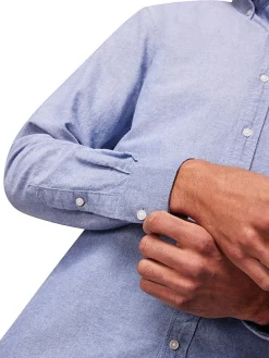 Blouse blauw