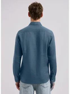 Blouse blauw