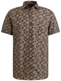 Blouse bruin/zwart