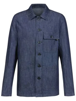 Blouse "Bunchy" donkerblauw
