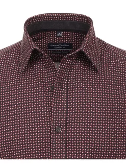 Blouse - comfort fit - bordeaux