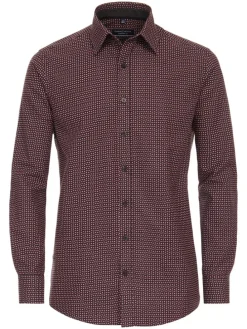 Blouse - comfort fit - bordeaux