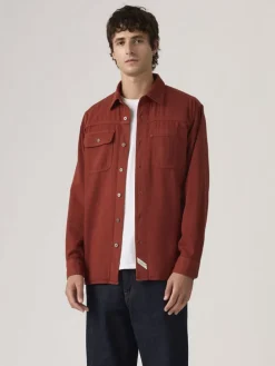 Blouse - comfort fit - bordeaux