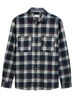 Blouse - comfort fit - donkerblauw