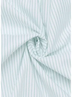 Blouse - comfort fit - wit/groen