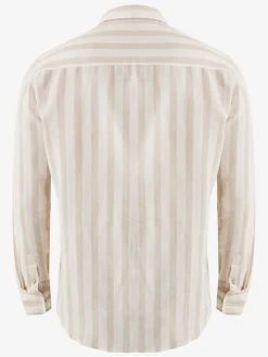 Blouse crème/lichtbruin