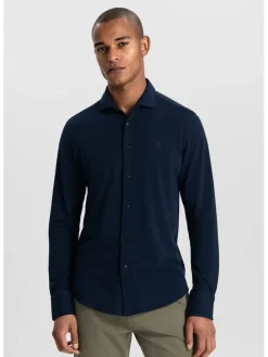 Blouse donkerblauw