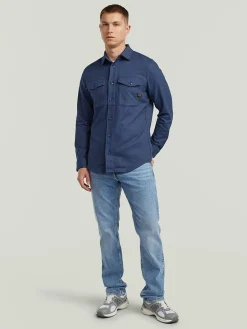 Blouse donkerblauw