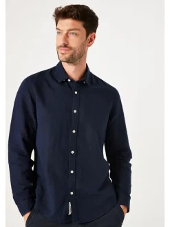 Blouse donkerblauw