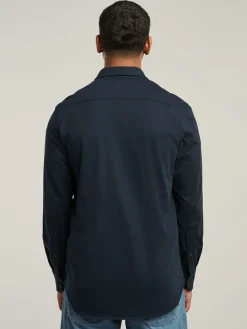 Blouse donkerblauw