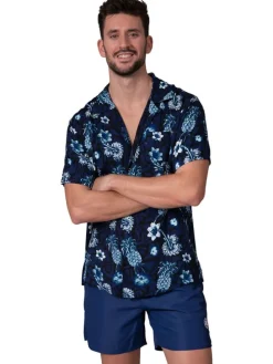 Blouse donkerblauw