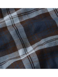 Blouse donkerblauw/lichtblauw