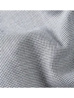 Blouse donkerblauw/wit