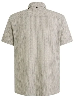 Blouse groen/wit