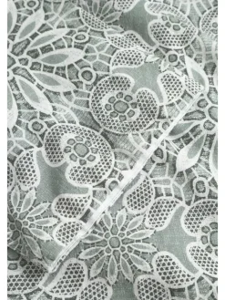Blouse groen/wit