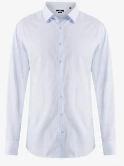 Blouse in lichtblauw