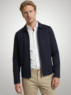 Blousejas donkerblauw