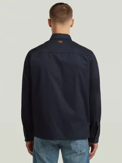 Blousejas donkerblauw