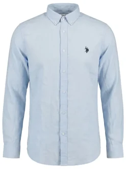 Blouse lichtblauw