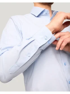 Blouse lichtblauw