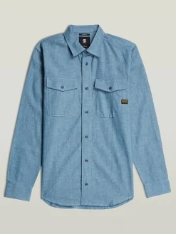 Blouse lichtblauw