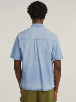 Blouse lichtblauw