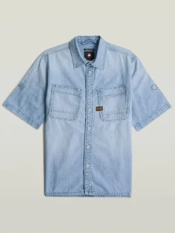 Blouse lichtblauw
