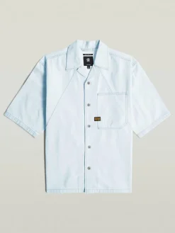 Blouse lichtblauw
