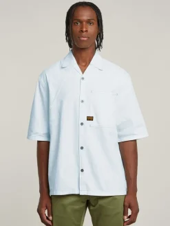 Blouse lichtblauw