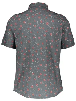 Blouse "Mellow Fuzz" - regular fit - antraciet
