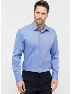 Blouse - modern fit - blauw