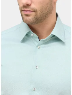 Blouse - modern fit - turquoise