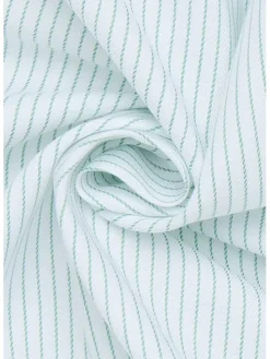 Blouse - modern fit - wit/groen