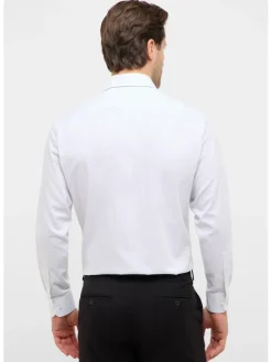 Blouse - modern fit - wit/groen