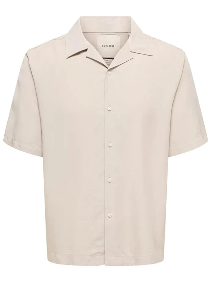 Blouse "Onsperu" - regular fit - beige