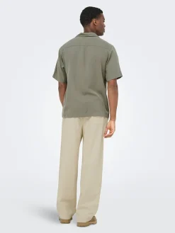Blouse "Onsperu" - regular fit - groen
