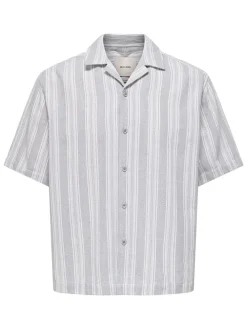 Blouse "Onswalker" - relaxed fit - grijs