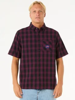 Blouse "Raw Energy" - regular fit - paars