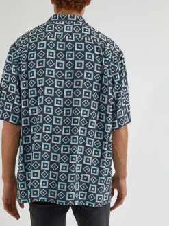 Blouse - regular fit - blauw