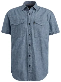 Blouse - regular fit - blauw