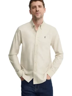 Blouse - regular fit - crème